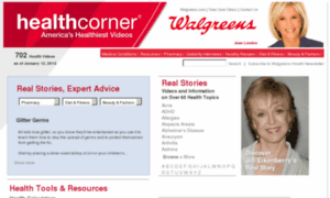 Healthcorner.walgreens.com thumbnail