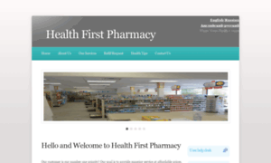 Healthfirstpharmacy.us thumbnail