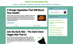 Healthfoodmadeeasy.com thumbnail