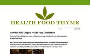 Healthfoodthyme.com.au thumbnail
