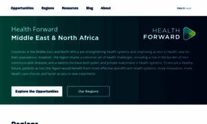 Healthforwardmena.org thumbnail