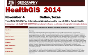 Healthgis.tamu.edu thumbnail