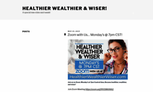 Healthierwealthierwiser.com thumbnail