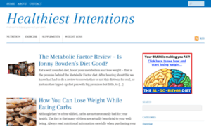 Healthiestintentions.com thumbnail