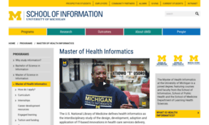Healthinformatics.umich.edu thumbnail
