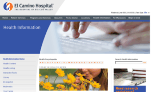 Healthinformation.elcaminohospital.org thumbnail