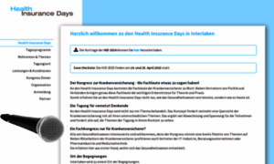 Healthinsurancedays.ch thumbnail