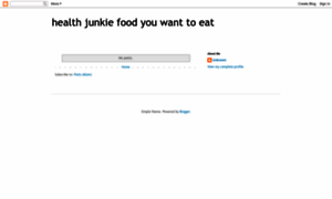 Healthjunkie-foodyouwanttoeat.blogspot.com thumbnail