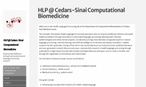 Healthlanguageprocessing.org thumbnail