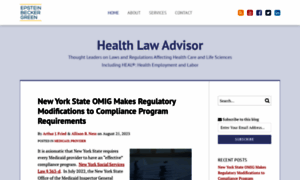 Healthlawadvisor.com thumbnail