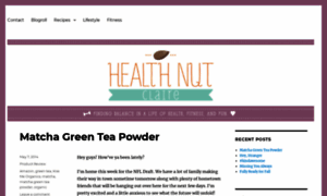 Healthnutclaire.com thumbnail