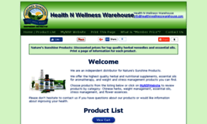 Healthnwellnesswarehouse.com thumbnail