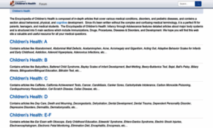 Healthofchildren.com thumbnail