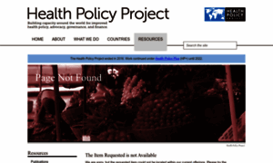 Healthpolicyproject.com thumbnail