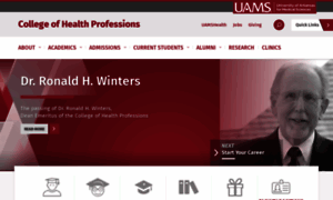 Healthprofessions.uams.edu thumbnail