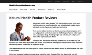 Healthscamreviews.com thumbnail