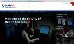 Healthsciences.uoit.ca thumbnail