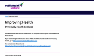 Healthscotland.scot thumbnail