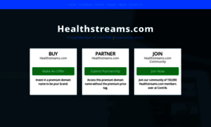 Healthstreams.com thumbnail