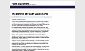 Healthsupplement.cf thumbnail