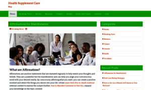 Healthsupplementcare.com thumbnail