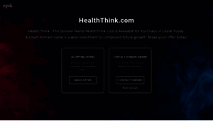 Healththink.com thumbnail