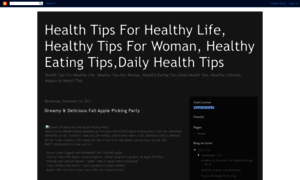 Healthtipsforhealthylife.blogspot.in thumbnail