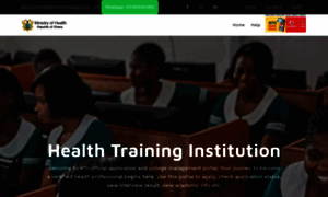 Healthtraining.gov.gh thumbnail