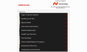 Healthtrend.site thumbnail