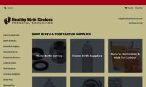 Healthy-birth-choices.myshopify.com thumbnail