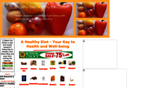 Healthy-diet-healthy-you.com thumbnail