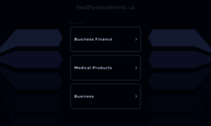 Healthyadjustments.ca thumbnail