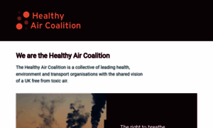 Healthyair.org.uk thumbnail