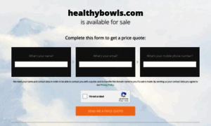 Healthybowls.com thumbnail