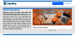 Healthycalculators.com thumbnail