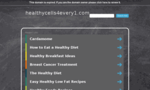 Healthycells4every1.com thumbnail