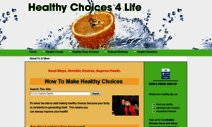 Healthychoices4life.com thumbnail