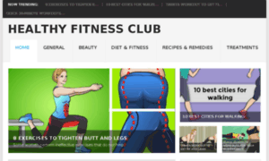 Healthyfitnessclubs.com thumbnail
