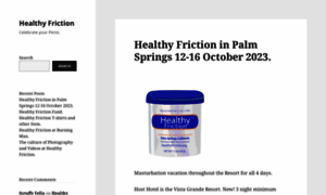 Healthyfriction.org thumbnail