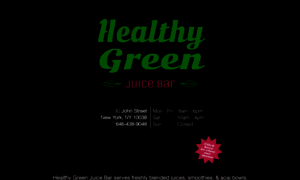 Healthygreenjuicebar.com thumbnail