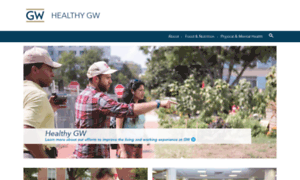 Healthygw.gwu.edu thumbnail