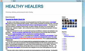 Healthyhealers.blogspot.com thumbnail
