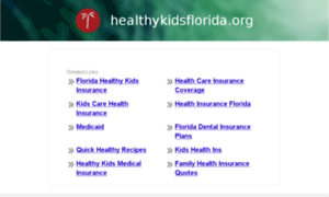 Healthykidsflorida.org thumbnail