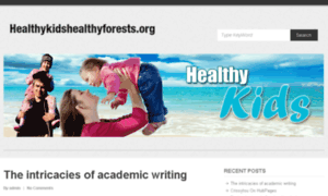 Healthykidshealthyforests.org thumbnail