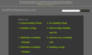 Healthylifegateway.com thumbnail