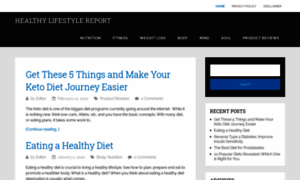 Healthylifestylereport.com thumbnail