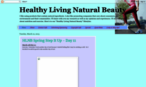 Healthylivingnaturalbeauty.blogspot.com thumbnail