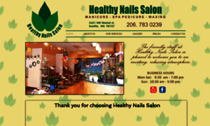 Healthynails-salon.com thumbnail