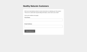 Healthynaturals.org thumbnail