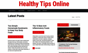 Healthytipsonline.com thumbnail